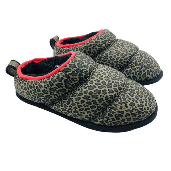 Sorel Go Bodega Run Slippers Women’s 6 Leopard Print Faux Fur Lined - Picture 2 of 9